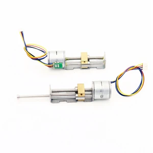 12v Dc Small Linear Motor for Printer Mini Linear Stepping Motor Stepper Motor with Travel Stroke Length of 35mm 45mm