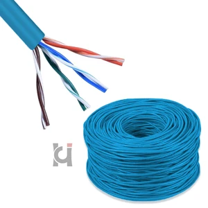 Dependable Multi Purpose Core Wire Component Cat6 Dual Use Network Cable for POE Camera and Computer Desktop Connection