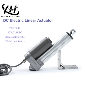 Direct Factory Sale YH8-525 IP65 Waterproof Brush DC 12V 150mm Servo Motor Linear Actuator 50W Gear Drive Electric Boat Home