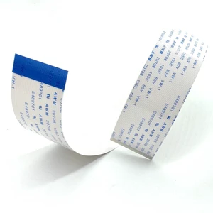 Manufacture Custom FFC Cable Flexible Flat 1.0mm 10pin 16pin 20pin 24pin 30pin 40pin 50pin Cable Assembly