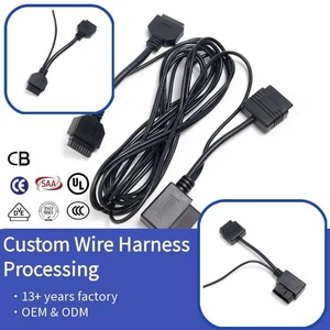 OBD2 Male Y-Shaped Extension Cable for Diagnostic Function Expansion
