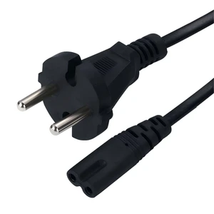 Korean-Spec AC Power Cord for Computer & Home Appliance Safe and Stable Power Supply with IEC Certification and Rubber Material