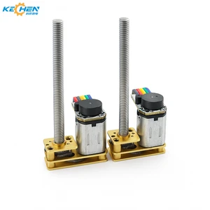 GM1024 Linear Actuator Gear Motor N20 Lead Screw With M3/M4 Thread Brush Commutation Explosion-proof Smart Home Use Encoder