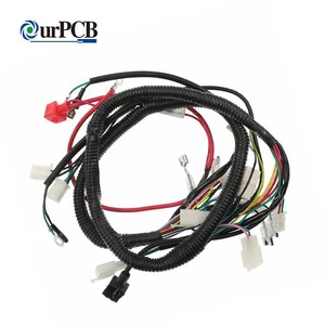 Factory Manufacturing Custom Logo Cable Tie Electrical Cable Assembly for Automobile Machine