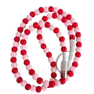 Custom Creative New Valentine's Day PVC Braided Shielding Type-C Cable 5A Fast Charging Cable for Computer Pure Copper Conductor