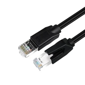 Industrial RJ50 10P10C Ethernet Cable Gigabit High Speed Shielded Cable RJ50 Crystal Head 10 Core Ethernet Cable