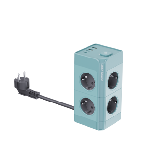 Multi-Function European EU/Germany Power Extension Cord With USB Tower Socket 4/8/12 Outlets Surge Protector And Power Strip