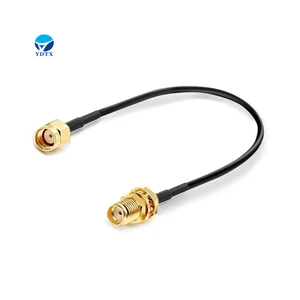 Copper Coaxial WiFi Wireless Router Network Card RF Antenna Extension Cable S-M-A Adapter RG174 Wire