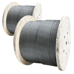 Anti-twist Alloy Steel Wire Rope 16mm 19*7 PVC Coated Smooth/Polished ASTM Standard Steel Manufacturing