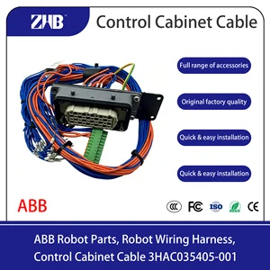 ABB Robot Parts Robot Wiring Harness Control Cabinet Cable 3HAC035405-001 Matching Robot Manipulator SMB Signal