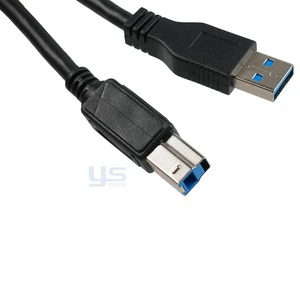 Custom Made High Speed USB 3.0 Type a Male to Type B Male Cable for Hard Drive Enclosure Printer Scanner External Devices