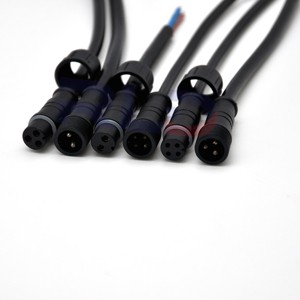 Waterproof Single End Cable 2X0.5mm2 2 X0.75mm2 20AWG 18AWG 16AWG