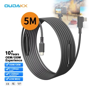 5M OEM Wholesale USB 3.0 Active Extension Cable Right Angle Repeater Intelligent Photography Tether Cable for Fuji Camera Sensor