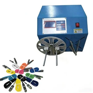 Cable Winding Twisting Machine Automatic Data Cable Winding and Rubber Ring Stretching Machine Silicone Ring Expansion Machine