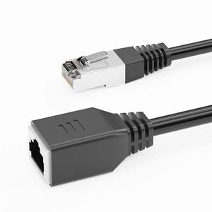 UTP Cat6 LAN Cable RJ45 Male to Female Network Cable Ethernet LAN Extension Cable Pure Copper PVC Shielded Customizable Length