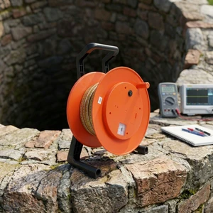 Portable 200m Water Level Dip Meter, Groundwater Well Depth Gauge Sensor