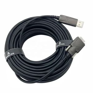 USB 3.0 Type A to Micro B Cable with Screws USB Active Optical Fiber Cable USB AOC Cable for Industrial Camera