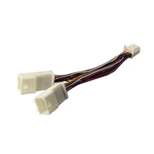 Custom Safety Auto Wire Harness Vehicles Disc 1/2 Conversion Cable Assembly Box Cable Automotive Car Wiring Harness for Toyota