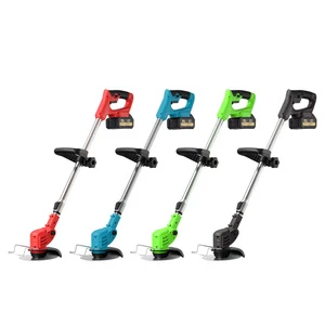 LARIX Cordless Electric Lawn Mower with Grass Collector - for Home Garden