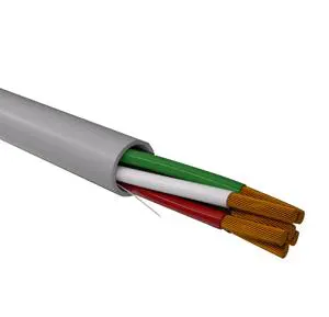 OEM Customizable PVC OFC Audio Video Speaker Cable 16AWG Bulk Transparent 4 Core Pure Copper Strand Custom Communication Cables