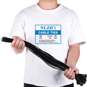 High Tensile Strength Nylon Cable Ties Heavy Duty Self-Locking Plastic Zip Ties UV Resistant Black 12 Inch Wire Wraps