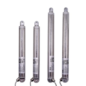 12V 24V DC Motor 500N 50KG Load Stainless Steel Tubular Inline Electric Linear Actuator