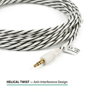 Water Leak Detector Cable 4mm Sensing Rope Leak Detection Line 3.5mm Plug TCP Smart Server Room Floor Use