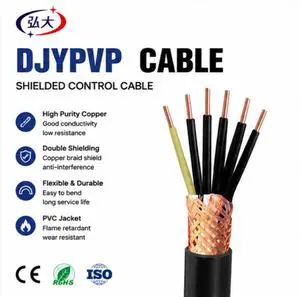 DJYPVP Shielded Control Cable IEC Standard Multi-Core Copper PVC Insulated Anti-Interference Industrial Signal Cable