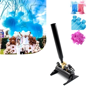 Very Compact and Convenient to Use air Paper Blaster Plug and Play Power Controlled DJ Powder Confetti Cannon for Future Mom