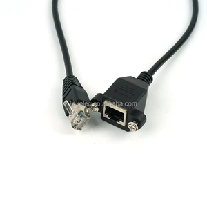 RJ45 male to Female Network Extension Cable Ethernet Connectors for Communication