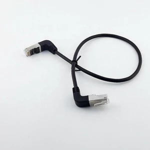 Ethernet LAN Network Up/Down Angle RJ45 Male Extension Cable Angle RJ45 Male to Angle RJ45 Male Communication Cables