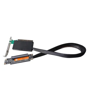 GEN5 PCIE 5.0 X16 GPU Extension Cable 85CM AI Server Adapter Cable For GPU Servers Data Cables