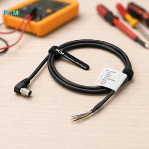 High Flex Hirose HR10A-7P-6P 6 Pin Right Angle Power I/O Trigger Cable for Basler AVT Baumer Dalsa JAI Industrial Cameras