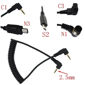 2.5mm Remote Shutter Release Connect Cable Cord for Camera