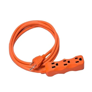 American Standard 16A Power Cord Cable 20m Extension With NEMA Female End For Home Appliance USA Plastic Material