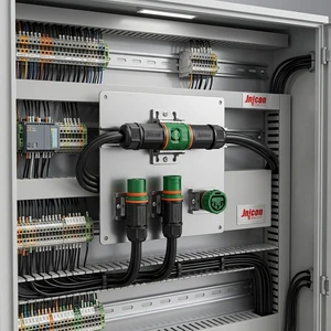 M25 IP67 Heavy Duty Electrical Equipment Wires and Connectors for Industrial Distribution Cabinets