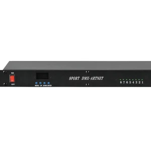 8-way White Ethernet Cable 8-channel DMX512 Network Signal Extender for Matrix Light Anti-interference 300 Meter Extension