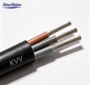 Direct Burial KVV22 Multi Core Control Cable Moisture Proof Industrial Control Cable