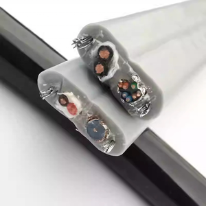 High Quality Copper Industrial PE Waterproof Corrosion Resistance Outdoor Sightseeing Elevator Flat Cable Telescopic Door Wire