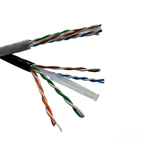 Factory Customized Category 6 Gigabit Shielded 23AWG Solid Copper Network Extension Cable RJ45 Connection Cat6 Cable