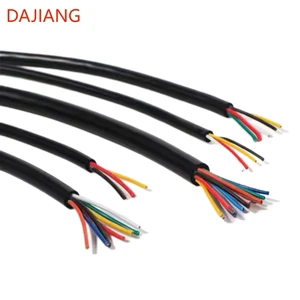 DAJIANG OEM Customized High Conductivity PVC Insulation Premium Quality 14AWG Flexible Power Cable Low Voltage 22AWG DC Cable