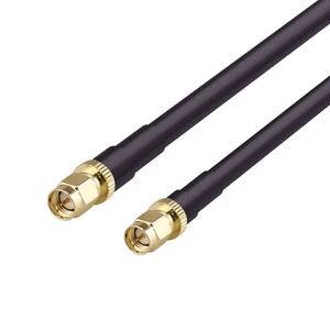Low Loss Extension Cable SYV 50-5 Pure Copper Coaxial Cable Male to Female Connector for WiFi Router Network Card Antenna