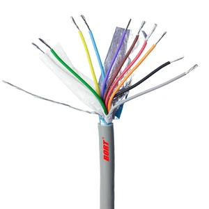 UL20276 Multi Core Shielded Cable 28AWG 24AWG 22AWG Braid Copper PVC Flexible Control Cable