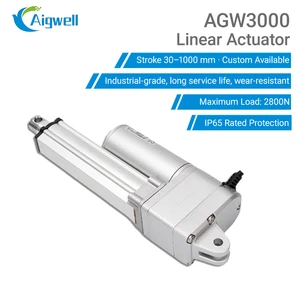 Industrial 3000N Linear Actuator 12/24/36/48V DC Motor for Heavy Gate, Agriculture, Cleaning Vehicle with Position Feedback