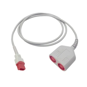 Medical Cables, Compatible With Spacelabs 700-0028-00 Dual IBP Adapter Cable