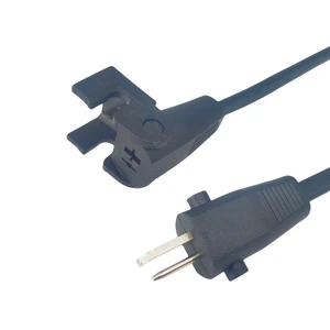 01 Factory Wholesale Buckle Plug Line Massage Chair Power Cord with PVC Material Various Lengths