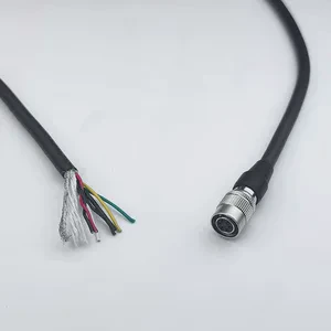 8Pin Industrial Camera Trigger Power Line CCD Compatible for Basler Guangse Flexibility 12Pin Drag Chain IO Cable Mainland