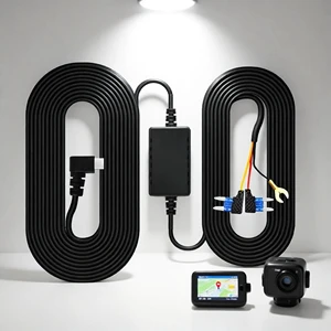 Dash Cam Cable Car Hardwire Kit Line Auto Power Off At Low Voltage 5V 2A Charger For DashCam Car Camera DVR Power Cable