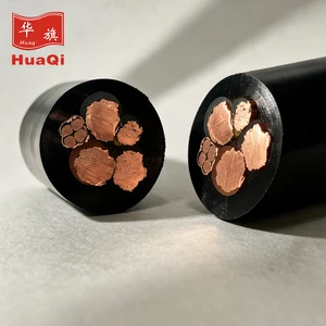 Huaqi PUR 3x25+1x10+4x2.5 Flexible Power Cable 0.6/1kV Copper Conductor Multi Core PUR Sheath Industrial Control Cable