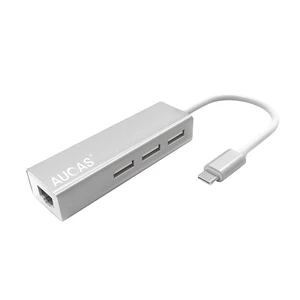 Hub Network Converter USB Adapter Type C Port Extension Adapters 15cm Cable Length Compatible for Tablet Computer